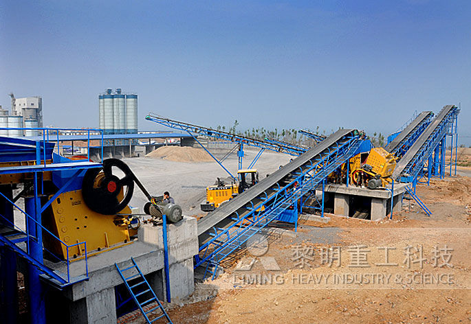 宁夏时产700-800吨沙石生产线价